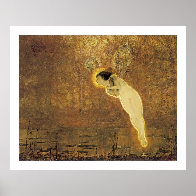 Póster Vintage Fairy "Iris, Spirit of the Rainbow" (Frente)