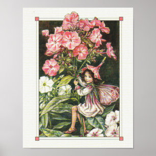 Póster vintage fairy poster