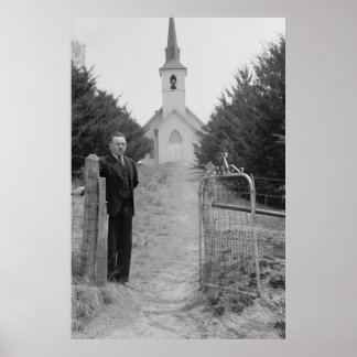 Póster Vintage Farm Security Administration Print