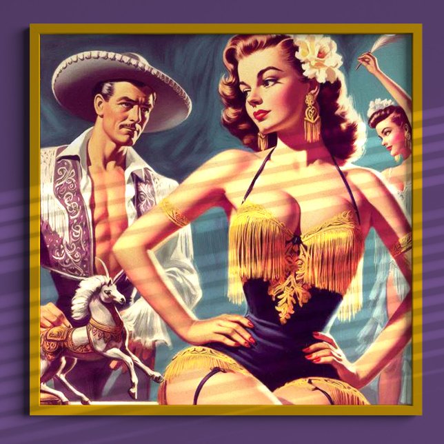 Póster Vintage Flamenco (Subido por el creador)