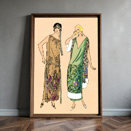 Póster Vintage flapper