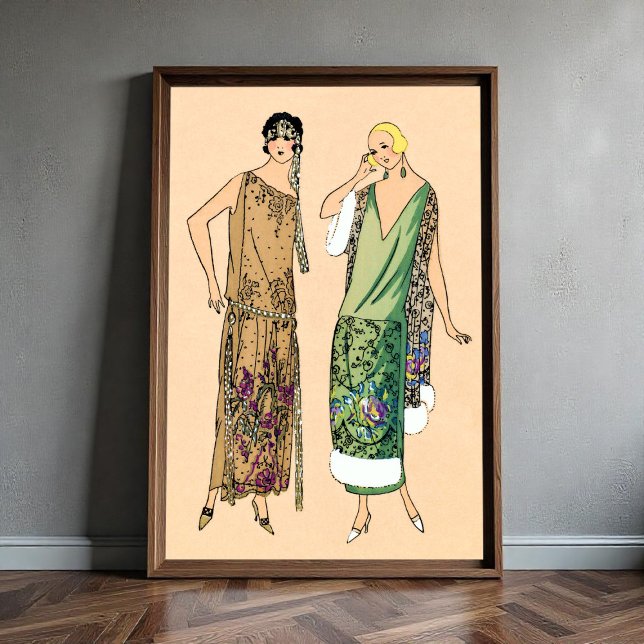Póster Vintage flapper (Subido por el creador)