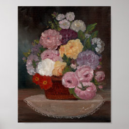 Póster Vintage Floral