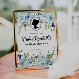 Póster Vintage Florals Bridgerton Bienvenida Ducha Nodal