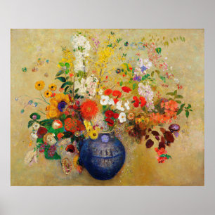 Póster Vintage Flower Painting Poster