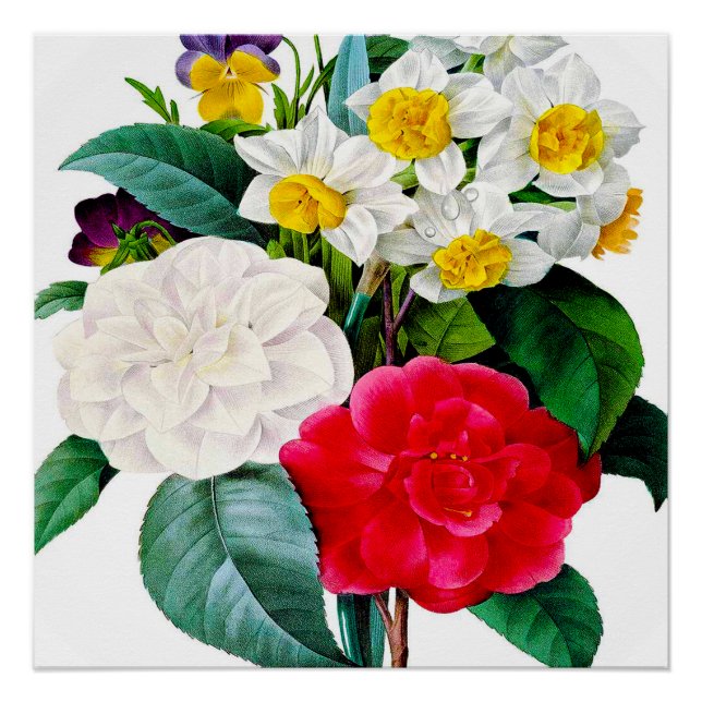 Póster Vintage Flowers (Anverso)
