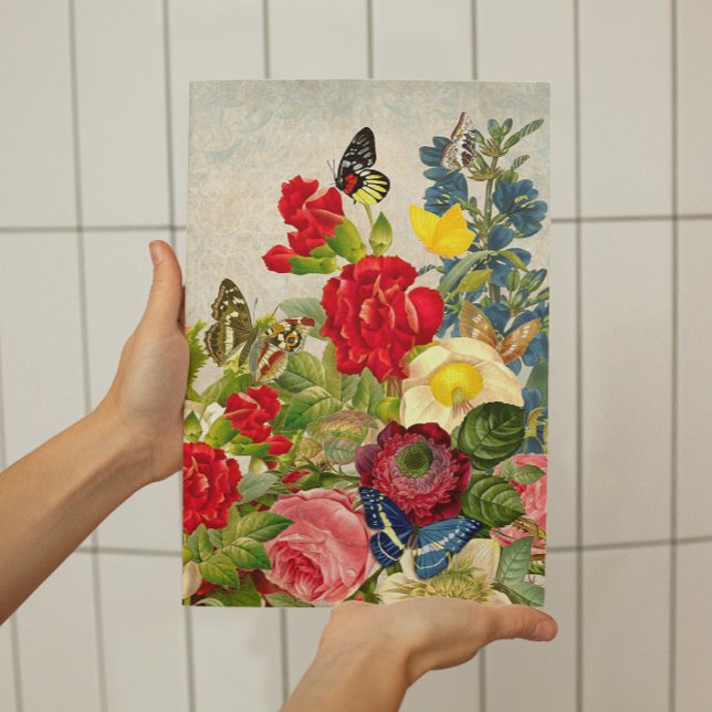 Póster Vintage Flowers Butterflies Small (Subido por el creador)