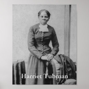 Póster Vintage foto en blanco y negro de Harriet Tubman