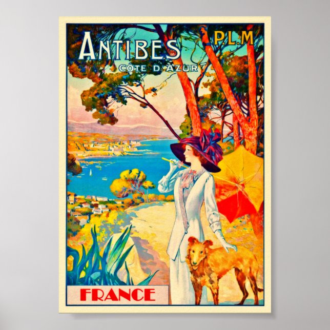 Póster Vintage France Poster (Frente)