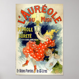 Póster Vintage French Advertising L' Aureole Du Midi 1893