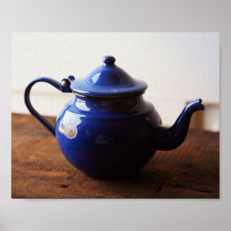 Póster Vintage French Teapot Print