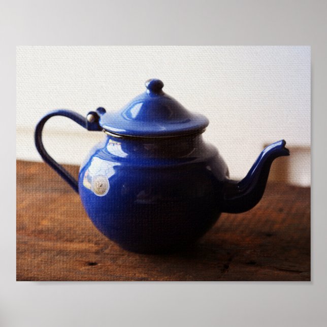 Póster Vintage French Teapot Print (Frente)