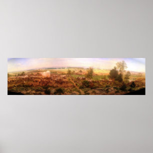 Póster Vintage Gettysburg Cyclorama Paul Philippoteaux