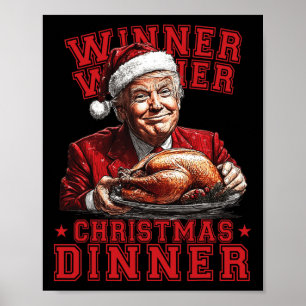 Póster Vintage Gracioso ganador de Trump