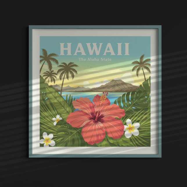 Póster Vintage Hawaii (Subido por el creador)