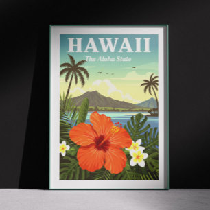 Póster Vintage Hawaii