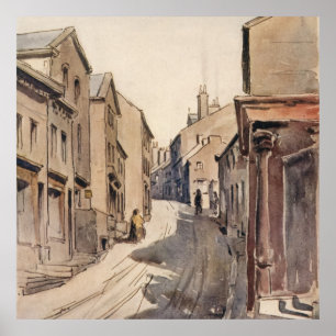 Póster Vintage Haworth West Yorkshire England Bronte