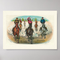 Vintage Horse Racing Ahead Of All