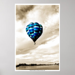 Póster Vintage Hot Air