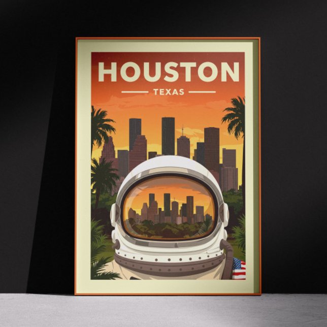 Póster Vintage Houston Texas (Subido por el creador)
