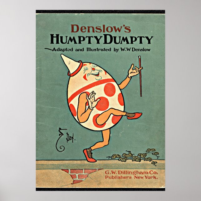 Póster Vintage Humpty Dumpty (Frente)