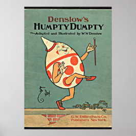Póster Vintage Humpty Dumpty