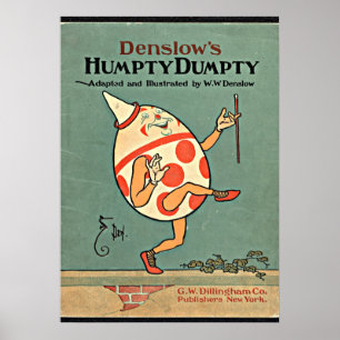 Póster Vintage Humpty Dumpty