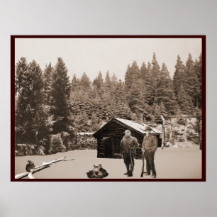 Póster Vintage Hunting