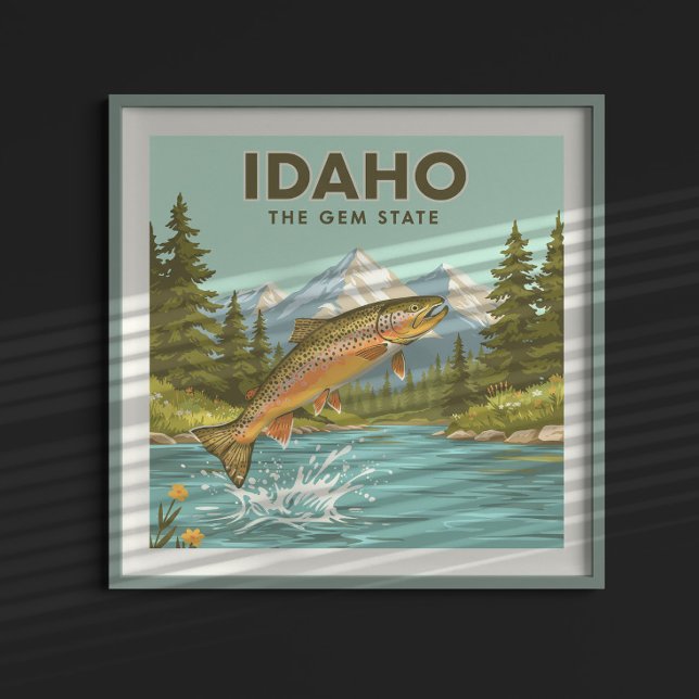 Póster Vintage Idaho (Subido por el creador)