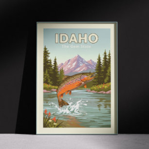 Póster Vintage Idaho