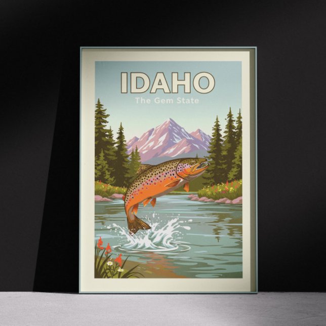 Póster Vintage Idaho (Subido por el creador)