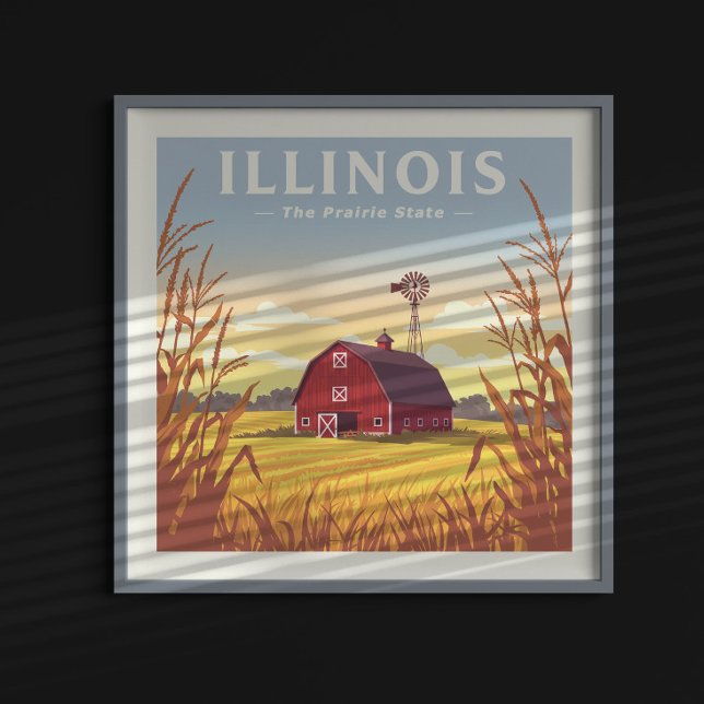 Póster Vintage Illinois (Subido por el creador)