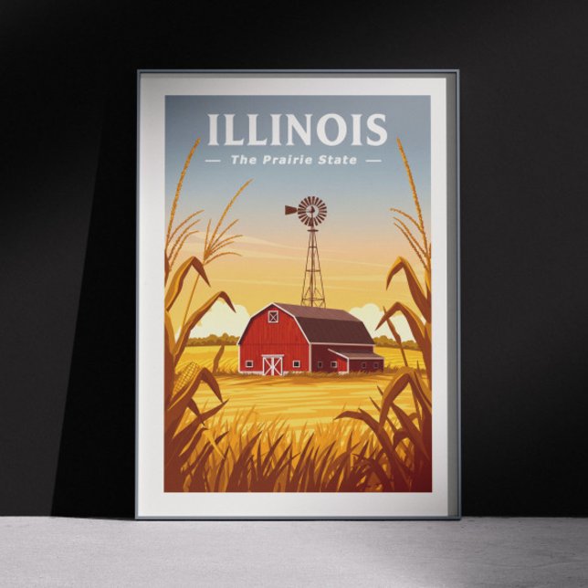 Póster Vintage Illinois (Subido por el creador)