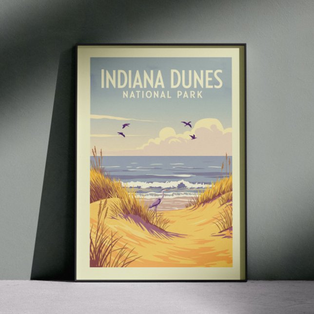Póster Vintage Indiana Dunes National Park  (Subido por el creador)