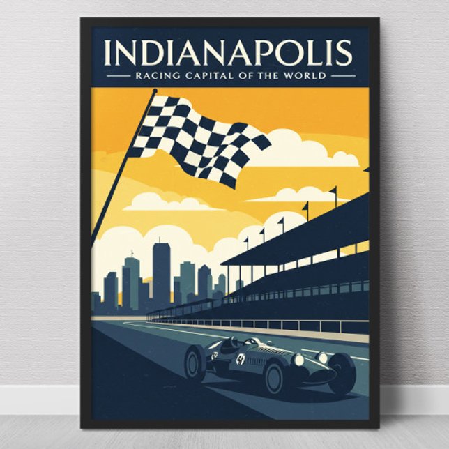 Póster Vintage Indianapolis (Subido por el creador)