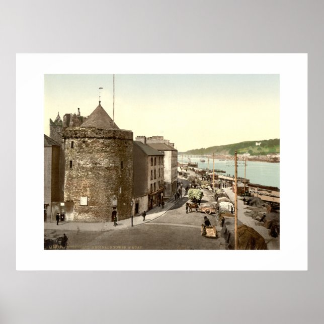 Póster Vintage Ireland Reginalds Tower Waterford (Frente)