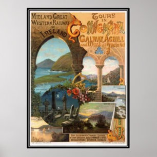 Póster Vintage Irlanda -