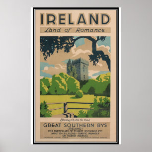 Póster Vintage Irlanda -