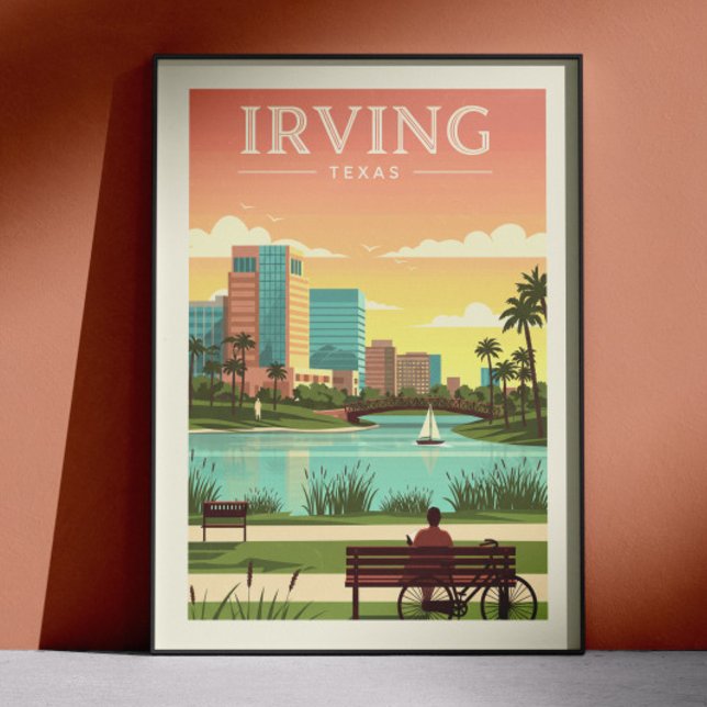 Póster Vintage Irving Texas (Subido por el creador)
