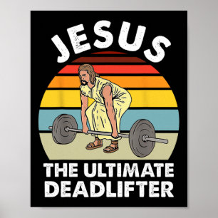 Póster Vintage Jesus El Último Último Levantador Muerto G