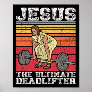 Póster Vintage Jesus El Último Último Levantador Muerto G