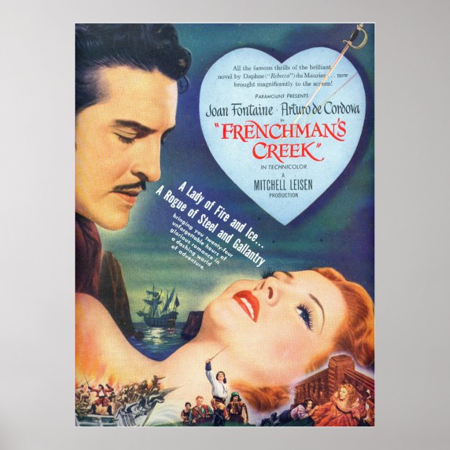 Póster Vintage Joan Fontaine Poster (Frente)