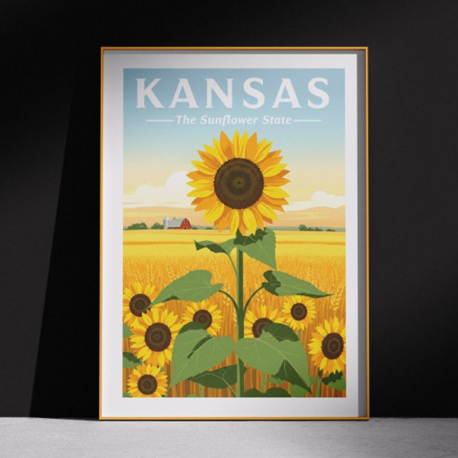 Póster Vintage Kansas (Subido por el creador)
