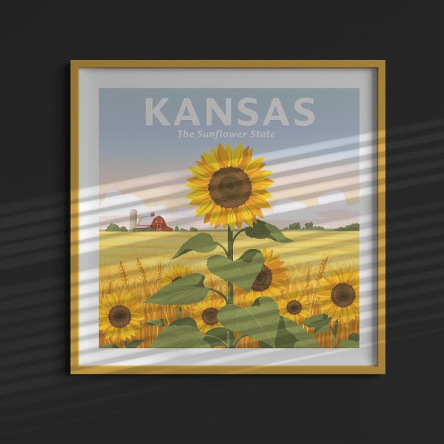 Póster Vintage Kansas (Subido por el creador)