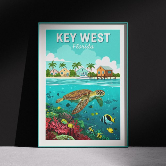 Póster Vintage Key West Florida (Subido por el creador)