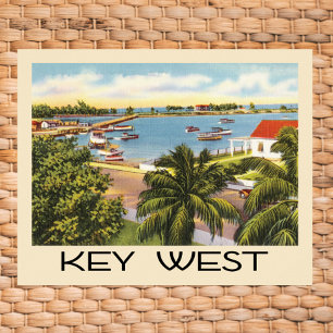Póster Vintage Key West Florida