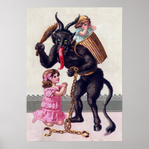 Póster Vintage Krampus