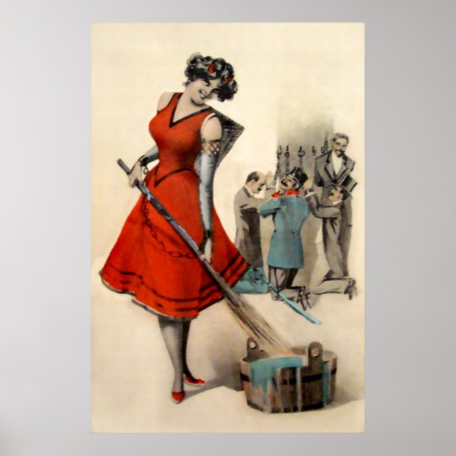 Póster Vintage Krampus Art (Frente)