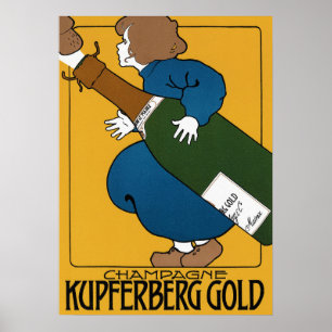 Póster Vintage Kupferberg Champagne