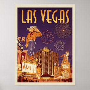Póster Vintage Las Vegas